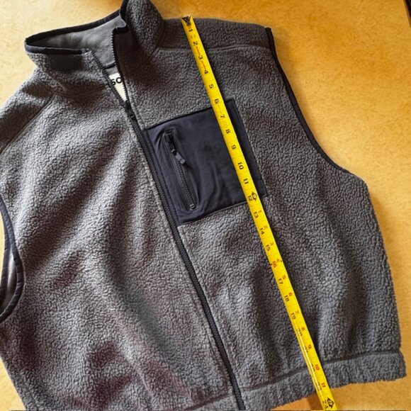 SO Blue Sherpa Vest Sz L - Picture 7 of 8